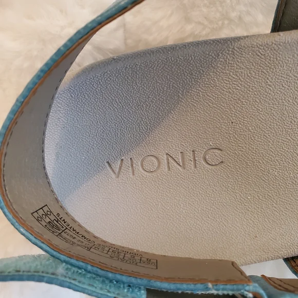 Vionic Blue Strappy Sandals - Picture 4 of 5